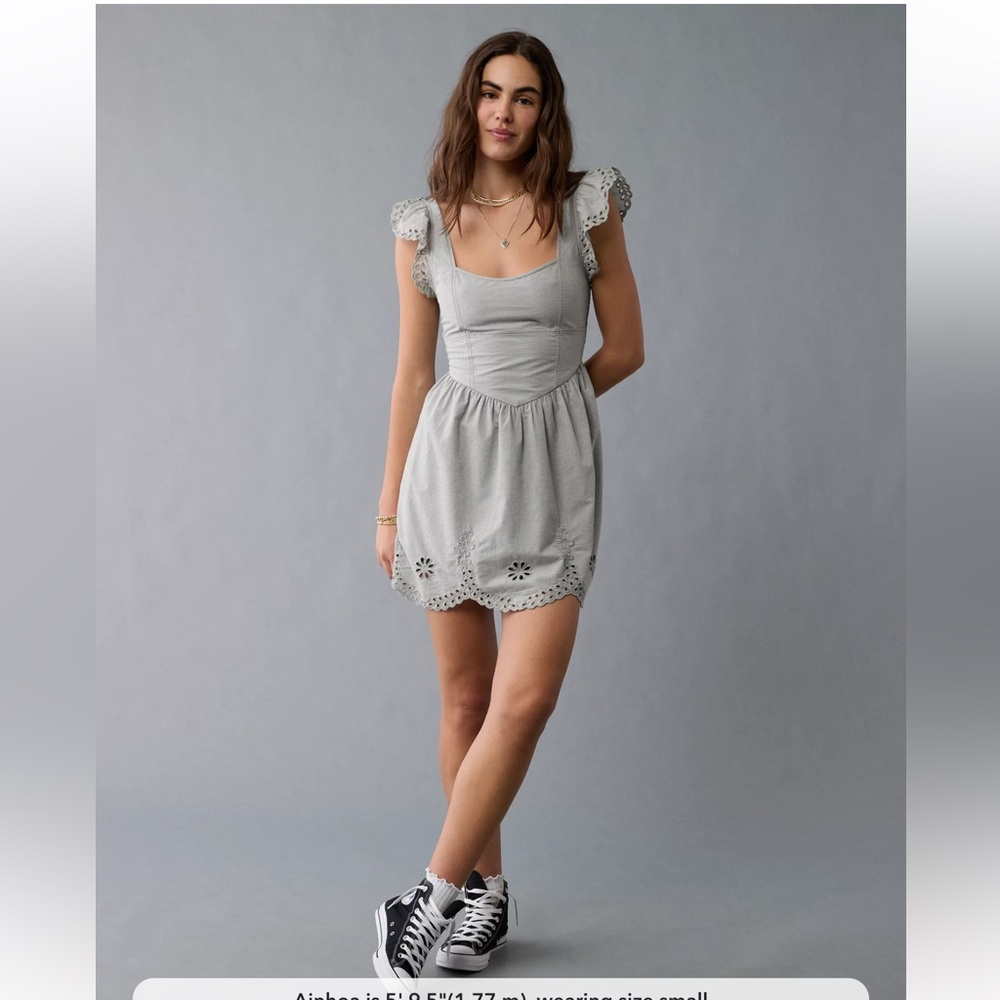 V-Waist Corset Mini Dress